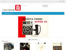 Tablet Screenshot of iscanmanuals.com